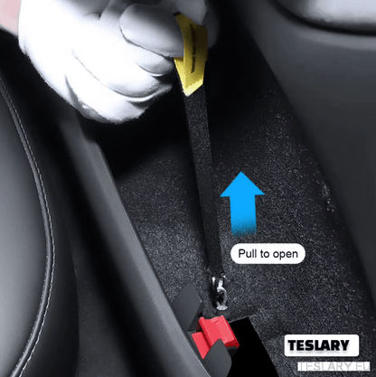 TESLA MODEL Y Rear Door Emergency Manuel Door Release Cord Juniper 2021 - 2025 - TESLARY Tesla Shop Accessories Europe Nederlands Ireland Deutschland Espana Alicante France Italia