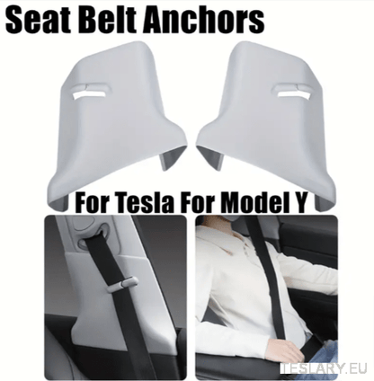 TESLA MODEL Y SEAT BELT HEIGHT LIMITER - TESLARY Tesla Shop Accessories Europe Nederlands Ireland Deutschland Espana Alicante France Italia