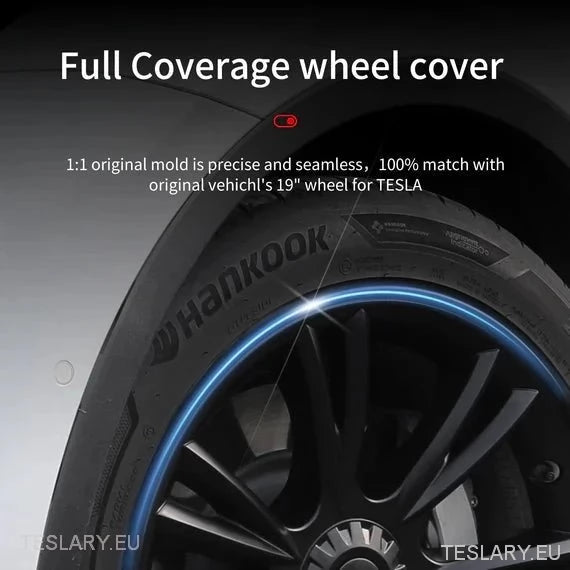 Tesla Y 19" Sport Gemini Style Wheel Cover in Black - Tesla Shop Europe - TESLARY.IE Ireland - France boutique- Deutschland Geschäft- España comercio - Nederland winkel- TESLARY.IE