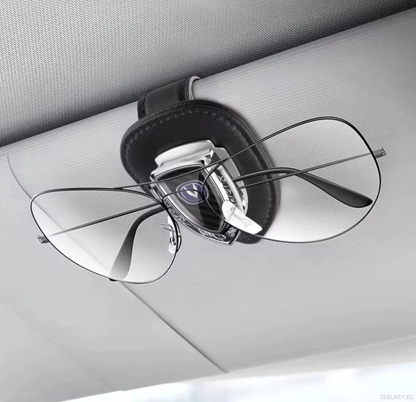 Carbon Fiber Style Sun Visor Clip for Tesla Models S/3/X/Y