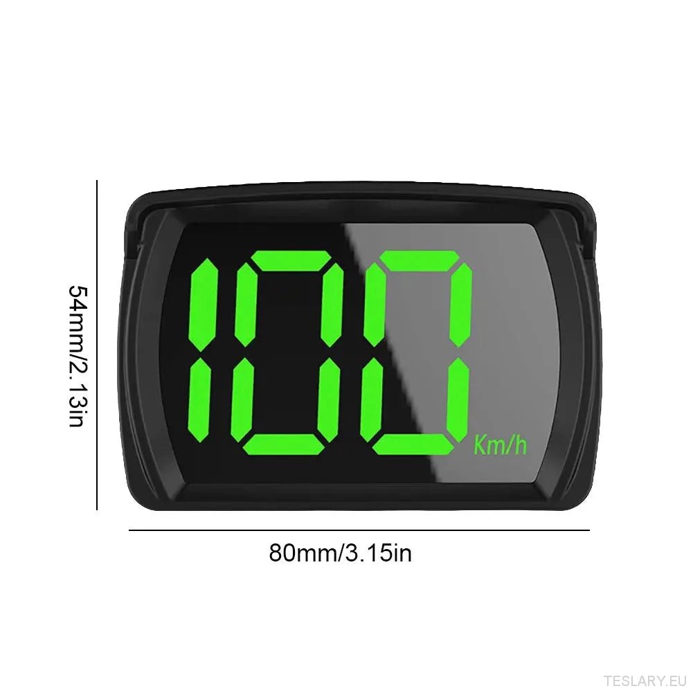 Universal GPS Speedometer with HD Display for All Vehicles - TESLARY Tesla Shop Accessories Europe Nederlands Ireland Deutschland Espana Alicante France Italia