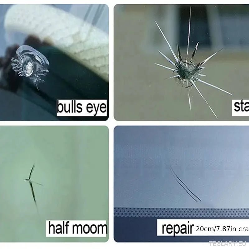 Windscreen Glass Crack Repair Kit - TESLARY Tesla Shop Accessories Europe Nederlands Ireland Deutschland Espana Alicante France Italia